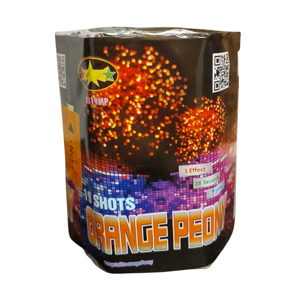Orange Peony - 19sh